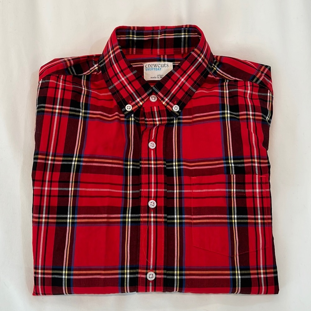 Crewcuts plaid shirt